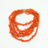 George III 9ct Gold, Hair Plait & Graduated Coral Mourning Necklace Antique 1793