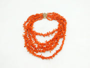 George III 9ct Gold, Hair Plait & Graduated Coral Mourning Necklace Antique 1793