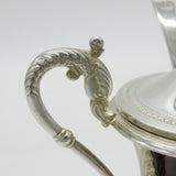19th Century French .950 Silver Pedestal Nouveau Mustard Pot Antique c1880