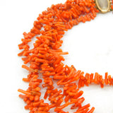 George III 9ct Gold, Hair Plait & Graduated Coral Mourning Necklace Antique 1793