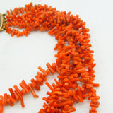 George III 9ct Gold, Hair Plait & Graduated Coral Mourning Necklace Antique 1793