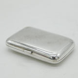 Victorian Sterling Silver Ladies Acanthus Pattern Cigarette Case Antique 1882 London