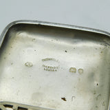 Victorian Sterling Silver Ladies Acanthus Pattern Cigarette Case Antique 1882 London