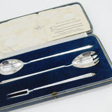 Boxed Set of Sterling Silver 4th Century Roman Replica Spoons Antique 1935 Deco