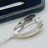Boxed Set of Sterling Silver 4th Century Roman Replica Spoons Antique 1935 Deco