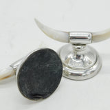 Edwardian Sterling Silver, Mother of Pearl Cutlery Rests Antique 1908 Chester