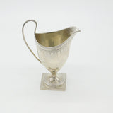 Georgian Sterling Silver Pedestal Cream Jug Antique 1792 London George III