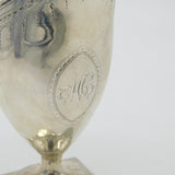 Georgian Sterling Silver Pedestal Cream Jug Antique 1792 London George III