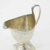 Georgian Sterling Silver Pedestal Cream Jug Antique 1792 London George III
