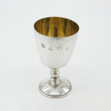 Sterling Silver Armorial Chalice Goblet Pershore Millenium Vintage 1971 Birmingham