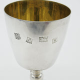 Sterling Silver Armorial Chalice Goblet Pershore Millenium Vintage 1971 Birmingham