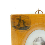 Victorian Mauchline Ware Isle of Man Interest Picture Frame Antique c1850