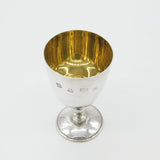 Sterling Silver Armorial Chalice Goblet Pershore Millenium Vintage 1971 Birmingham