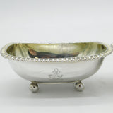George III Sterling Silver Light Infantry Military Salt Cellars Antique 1808 London