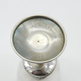 Sterling Silver Armorial Chalice Goblet Pershore Millenium Vintage 1971 Birmingham