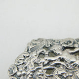 Victorian Sterling Silver Cherub Pattern Nurses Buckle Antique 1901 Chester