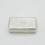 George III Sterling Silver Scottish Interest Snuff Box Antique 1799 Birmingham