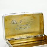 George III Sterling Silver Scottish Interest Snuff Box Antique 1799 Birmingham