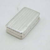 George III Sterling Silver Scottish Interest Snuff Box Antique 1799 Birmingham