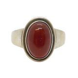 Georg Jensen Sterling Silver Design 46B by Harald Nielsen Agate Ring Vintage