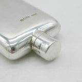 Asprey Edwardian Sterling Silver Ladies Hip Flask Antique 1905 London
