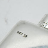 Asprey Edwardian Sterling Silver Ladies Hip Flask Antique 1905 London
