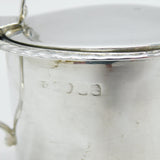 George IV Large Sterling Silver Barrel Mustard Pot Antique 1822 London
