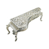 Edwardian Sterling Silver Piano Miniature Snuff Box Antique 1906 Chester