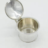 George IV Large Sterling Silver Barrel Mustard Pot Antique 1822 London