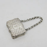 Victorian Nathaniel Mills Sterling Silver Purse Vinaigrette Antique 1842 Birmingham