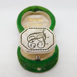 George III Cast Sterling Silver 'JJ' Monogram Fob Seal Antique 1812 London