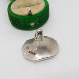 George III Cast Sterling Silver 'JJ' Monogram Fob Seal Antique 1812 London