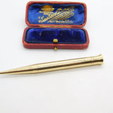 9ct Yellow Gold Pencil Antique 1935 Birmingham E Baker & Son Art Deco