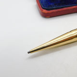 9ct Yellow Gold Pencil Antique 1935 Birmingham E Baker & Son Art Deco
