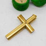 George III 18ct Yellow Gold 0.1ct Old-Cut Diamond Cross Pendant Antique c1820