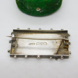 Victorian Sterling Silver Mizpah Sweetheart Brooch Antique 1893 Birmingham