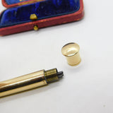 9ct Yellow Gold Pencil Antique 1935 Birmingham E Baker & Son Art Deco