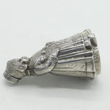 Edwardian Sterling Silver Dutch Lady Novelty Pepper Shaker Antique 1908 Chester