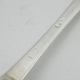 William III Britannia Silver Crested Dog Nose Spoon Antique 1702 London