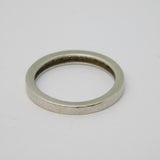 9ct White Gold & Diamond Sett Half-Eternity Ring Vintage c1990 London