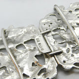 Sterling Silver Medieval Deer Hunting Scene Nurses Buckle 1986 Birmingham