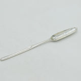 George II Sterling Silver Crested Bone Marrow Scoop Antique 1754 London