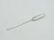George II Sterling Silver Crested Bone Marrow Scoop Antique 1754 London