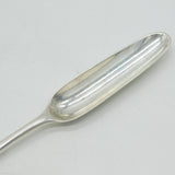 George II Sterling Silver Crested Bone Marrow Scoop Antique 1754 London