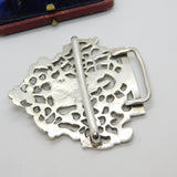 Victorian Sterling Silver Half Nurses Buckle Mother & Baby Pattern 1895 London