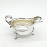 George III Sterling Silver Scrolled Handle Sauce Boat Antique 1766 London