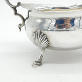 George III Sterling Silver Scrolled Handle Sauce Boat Antique 1766 London