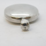 19th Century Sterling Silver Large Picture Locket Pendant Antique c1890