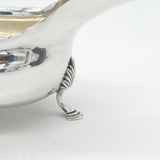 George III Sterling Silver Scrolled Handle Sauce Boat Antique 1766 London