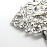 Victorian Sterling Silver Dolphin Fish Nurses Buckle Antique 1896 Birmingham